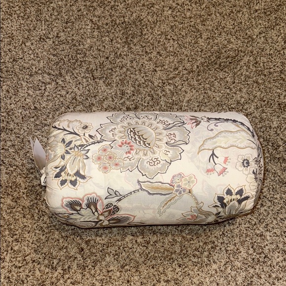 Levtex Cream and Gray Floral Comforter Set - Picture 7 of 7